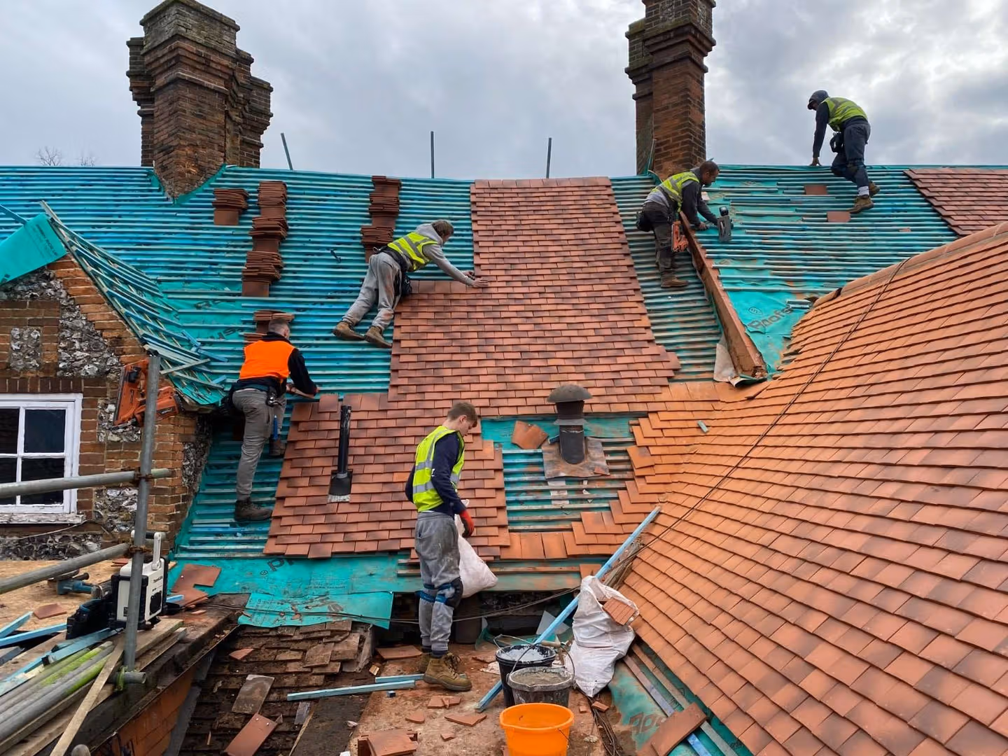 Roof repair services - fixing leaks and storm damage